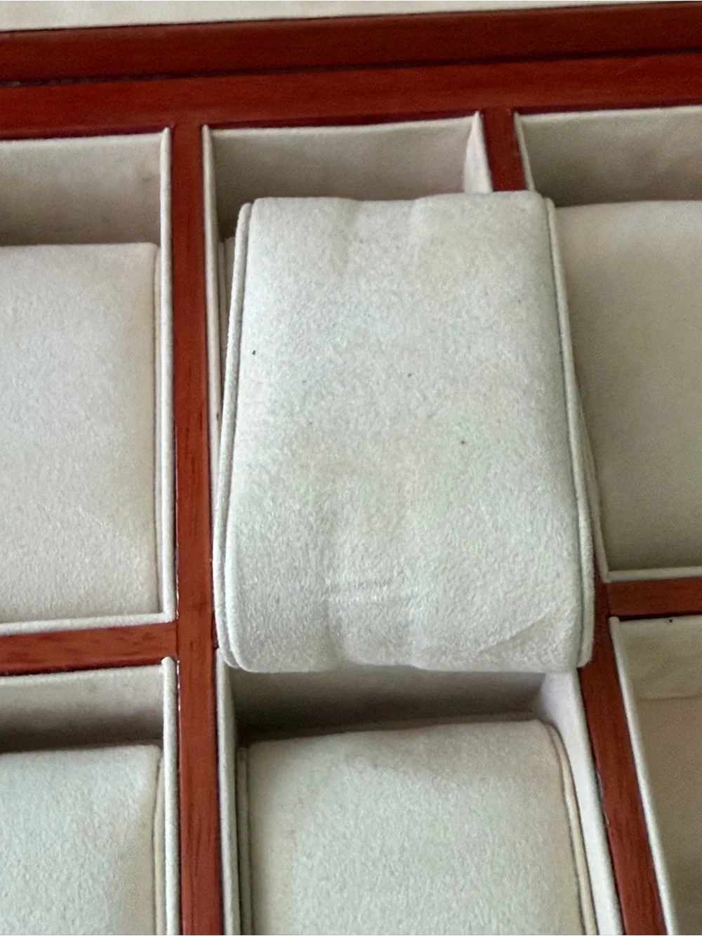 Citizen Eco-Drive Cherry Wood Watch Storage Box - 12 Slot